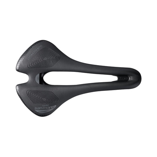 Sattel SAN MARCO SHORTFIT 2.0 SUPERCOMFORT OPEN-FIT RACING L3 Breite 155mm Xsilite Stahlschienen