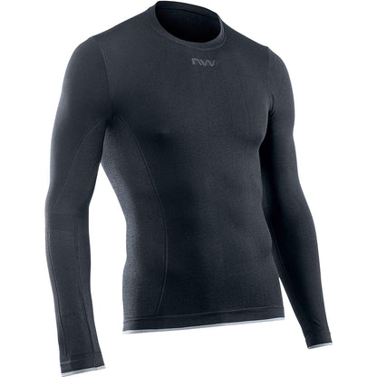 Technisches Unterhemd NORTHWAVE SURFACE Lange Ärmel Schwarz