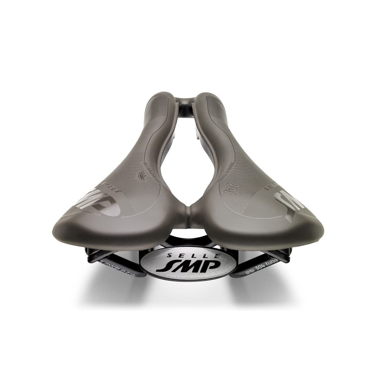 Sattel SMP VT20C GEL Breite 144mm Schienen Carbon Braun