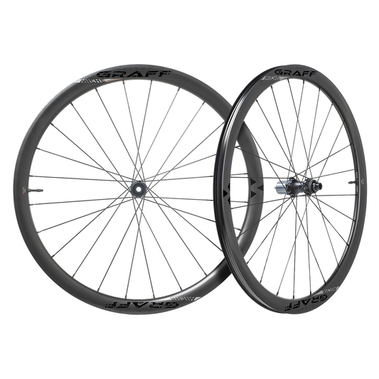Paire de Roues MICHE CARBO GRAFF EVO DISC Tubeless Ready (Center Lock)