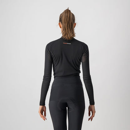 CASTELLI FLANDERS 2 WARM Damen Langarm-Unterziehshirt Schwarz