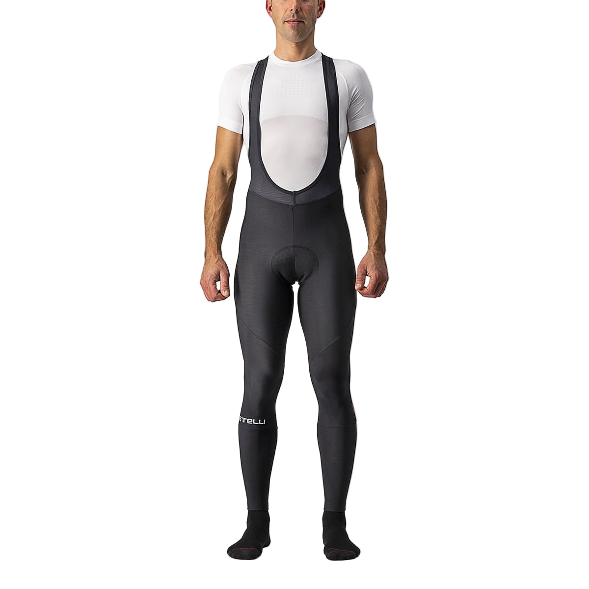 CASTELLI ENTRATA Lange Trägerhose Schwarz