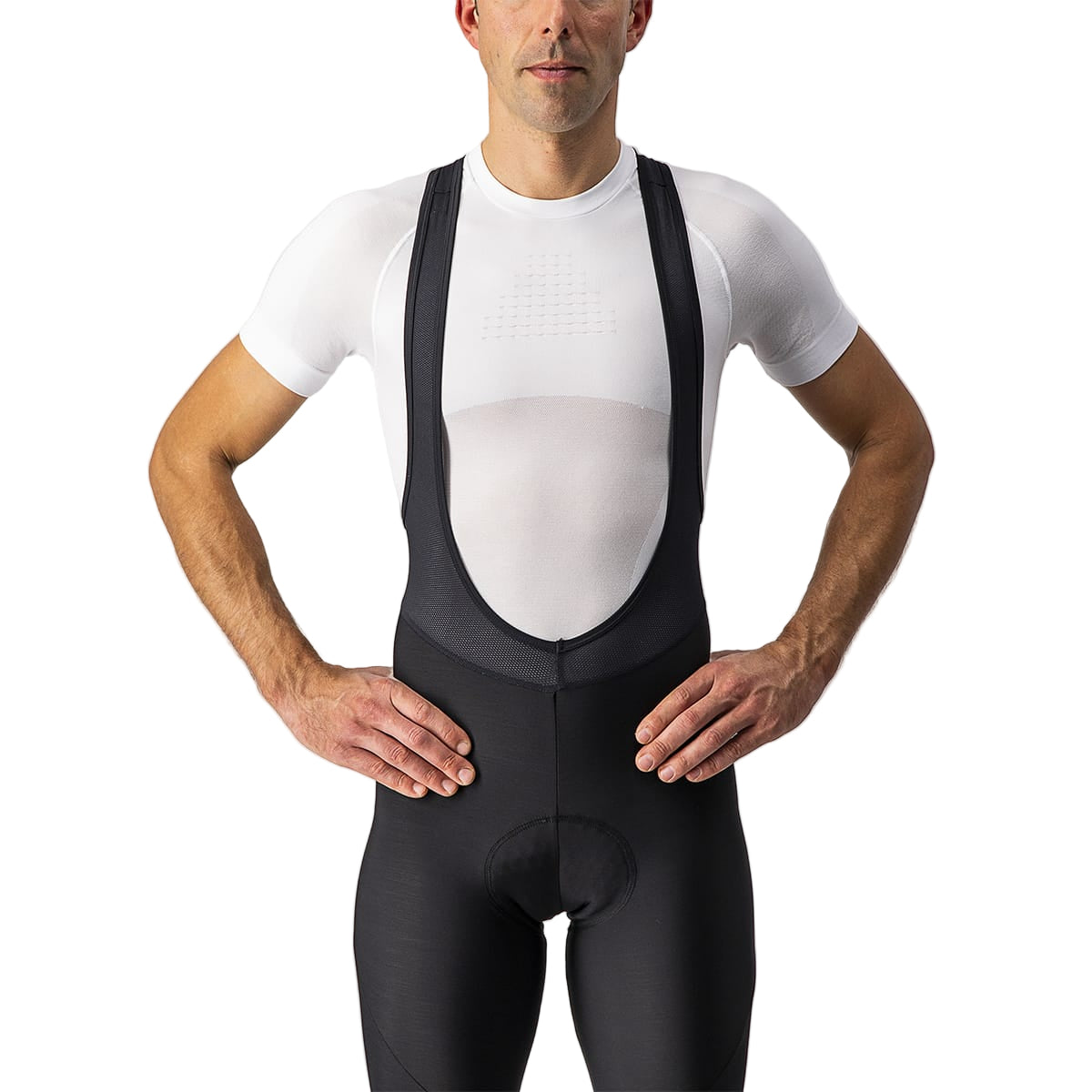 CASTELLI ENTRATA Lange Trägerhose Schwarz
