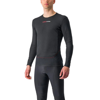 Unterhemd CASTELLI PROSECCO TECH Lange Ärmel Schwarz