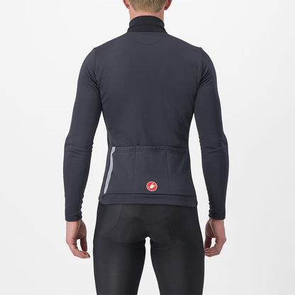 Maillot CASTELLI ENTRATA THERMAL Manches Longues Noir/Rouge