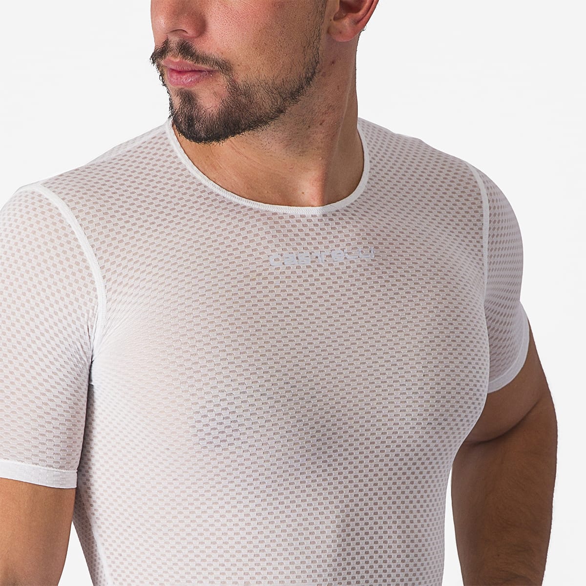 Sous-Vêtement CASTELLI PRO MESH 2.0 Manches Courtes Blanc