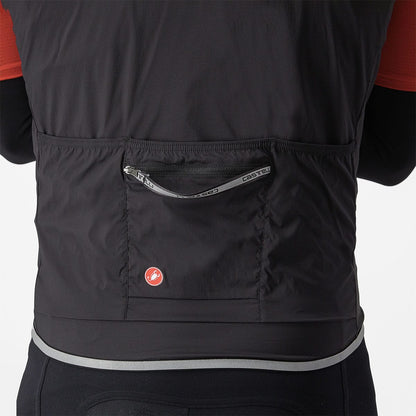 Ärmellose Weste CASTELLI FLY Schwarz