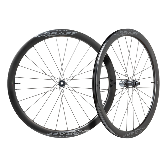 Paire de Roues MICHE GRAFF AERO DISC Tubeless Ready (Center Lock)