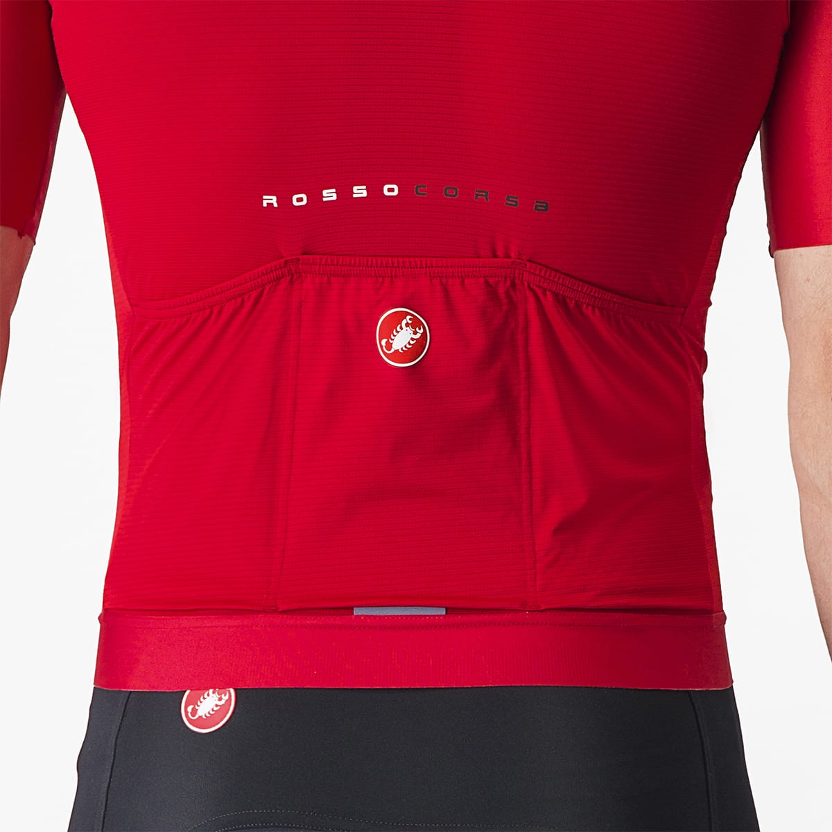 Maillot CASTELLI AERO RACE 7.0 Manches Courtes Rouge