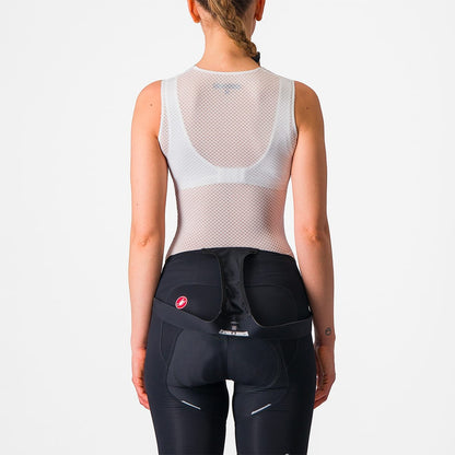 Technisches Unterhemd CASTELLI PRO MESH Damen Ärmellos Weiß