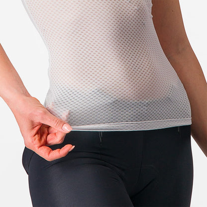 Technisches Unterhemd CASTELLI PRO MESH Damen Ärmellos Weiß