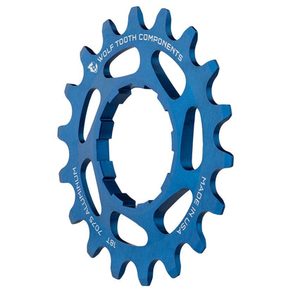 WOLF TOOTH Single-Speed-Ritzel Alu Blau
