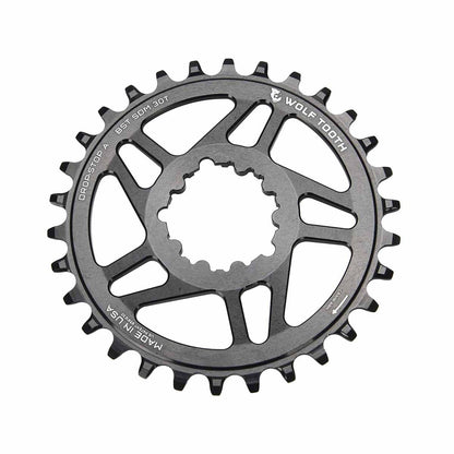 Monokettenblatt WOLF TOOTH BOOST 10/11/12V Sram Direct Mount Offset 3mm Schwarz