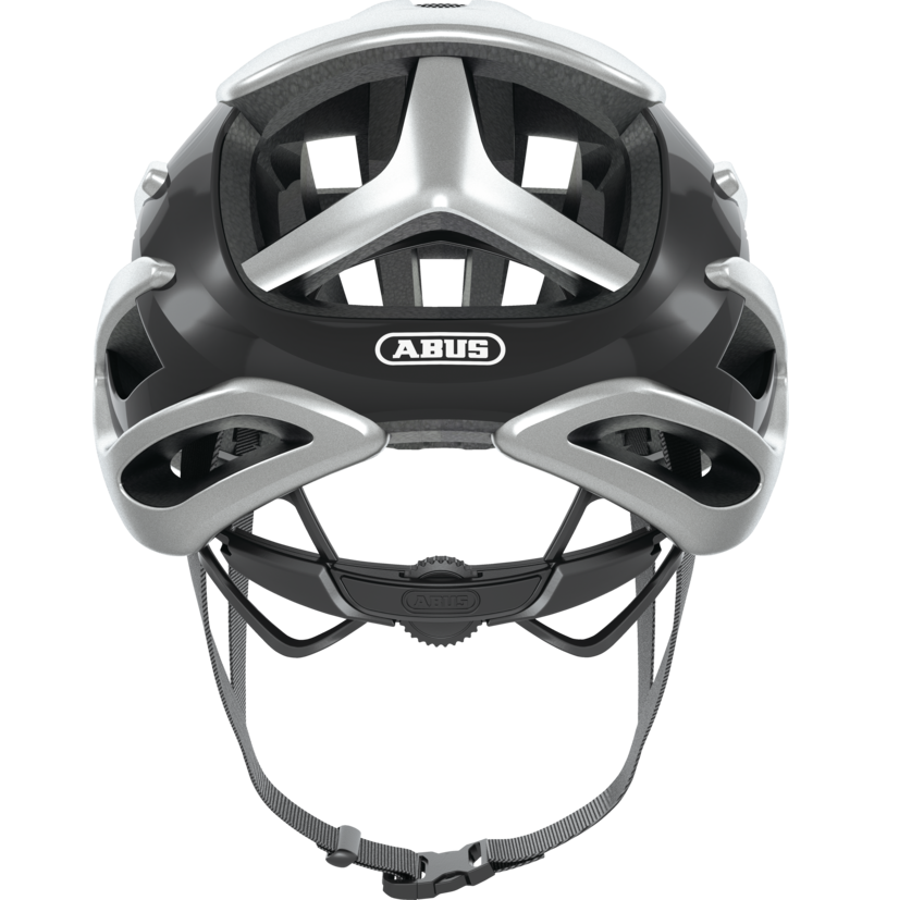 Helm Straße ABUS AIRBREAKER Silber