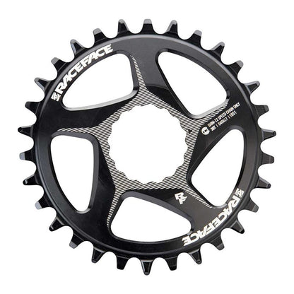 Einfach-Kettenblatt RACE FACE 12V Direct Mount kompatibel mit SHIMANO Schwarz
