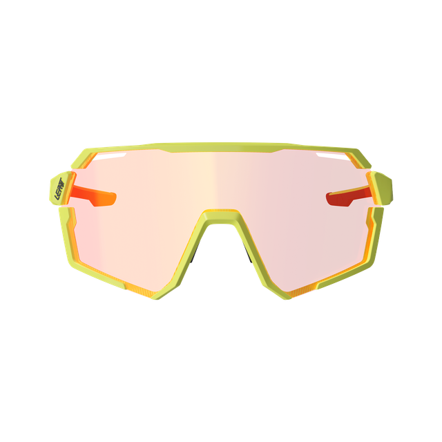 Lunettes LEATT RIDEVIZ PRO LARGE Jaune Verre Crystal Iriz Rouge