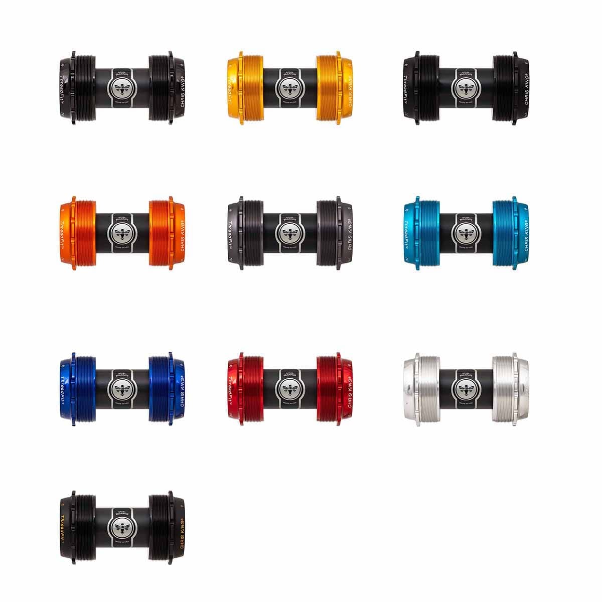 Pedalbox CHRIS KING ThreadFit T47 24x 68/73 mm Grau