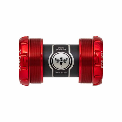 Tretlager CHRIS KING ThreadFit T47 30x 68/73 mm Rot