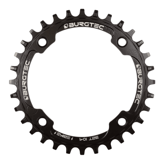 Plateau Mono BURGTEC E-BIKE THICK THIN Extérieur 104mm