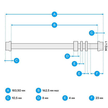 Hinterachsadapter TACX T1707 E-Thru 12x1 mm