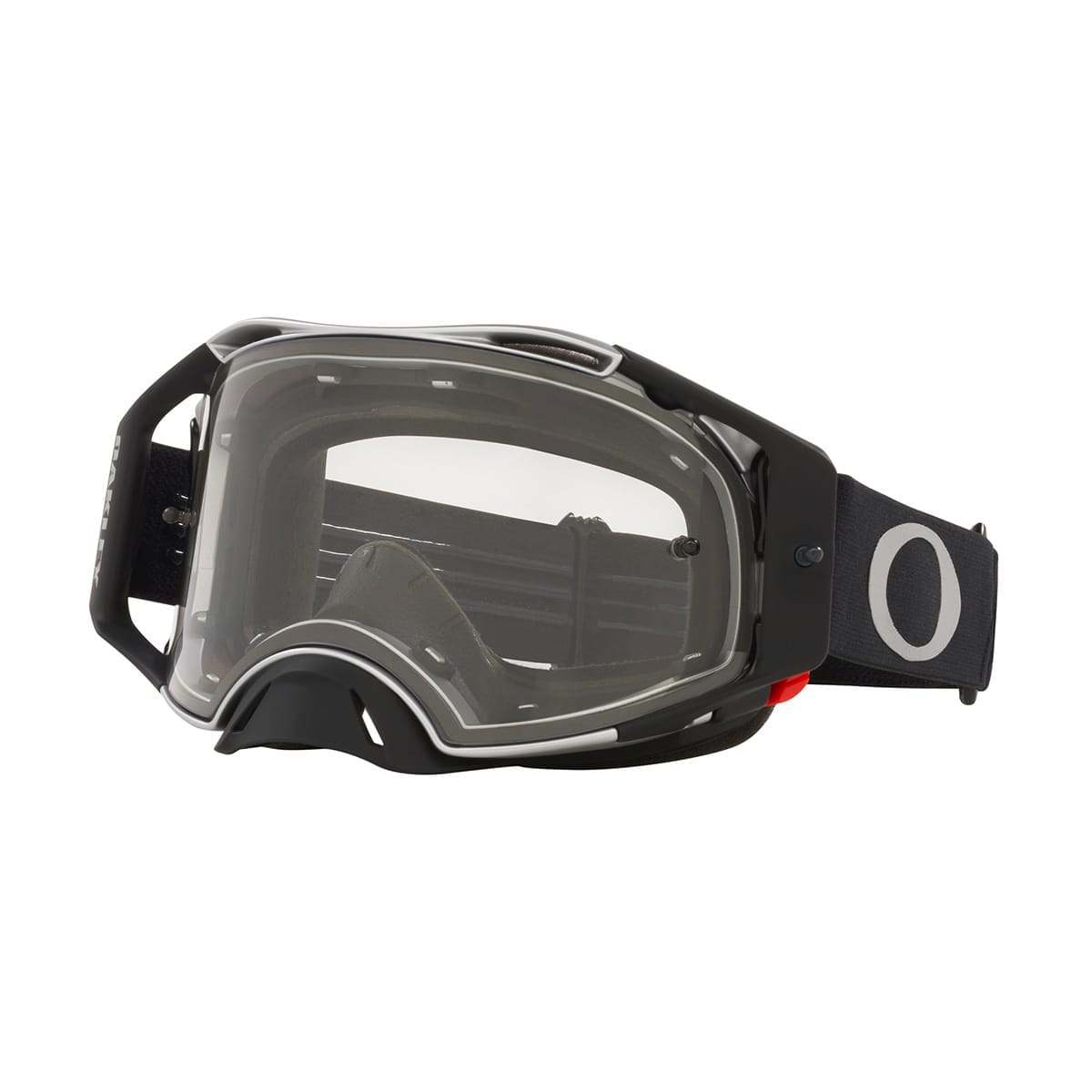OAKLEY AIRBRAKE MX Tuff Blocks Black Gunmetal Transparente Scheibe