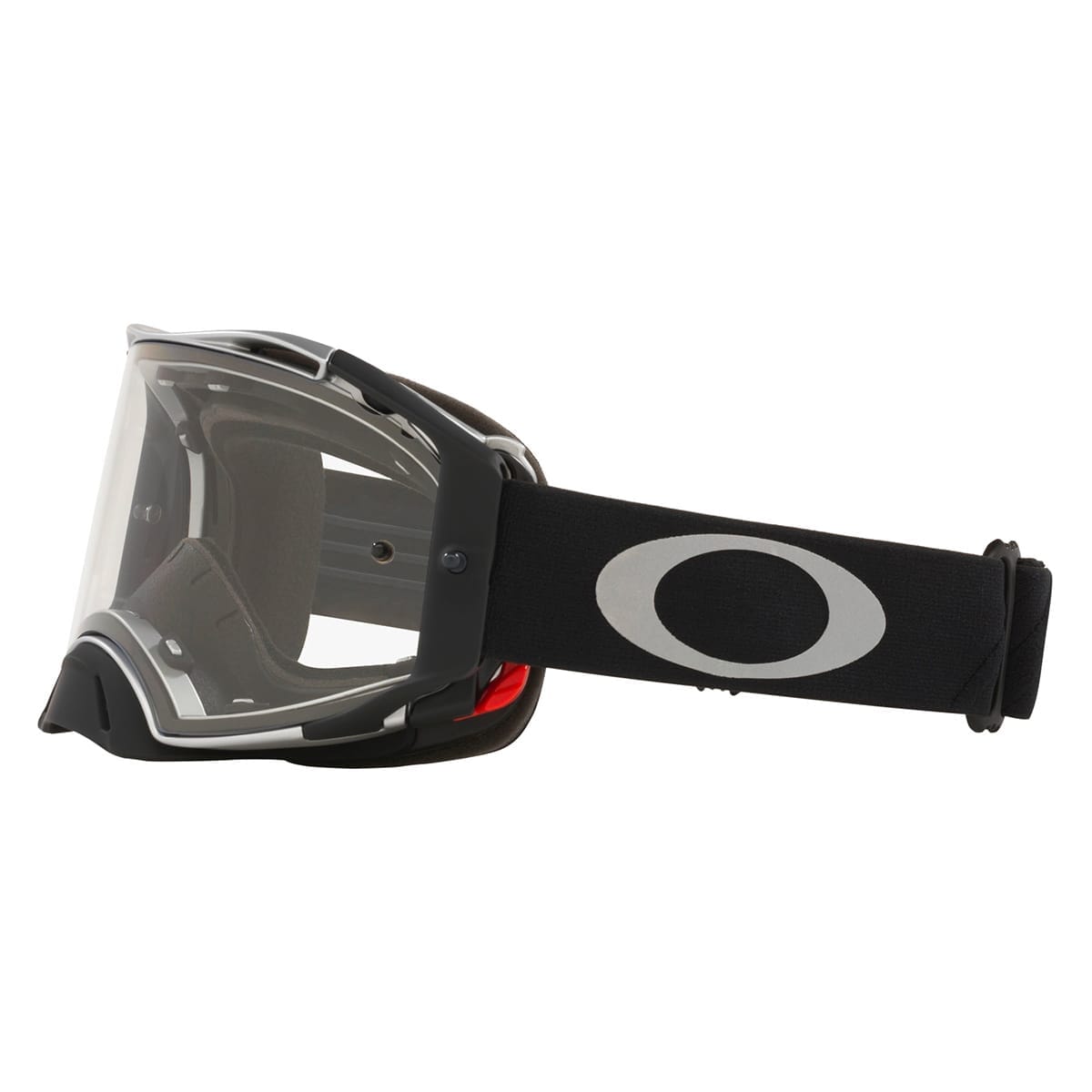 OAKLEY AIRBRAKE MX Tuff Blocks Black Gunmetal Transparente Scheibe