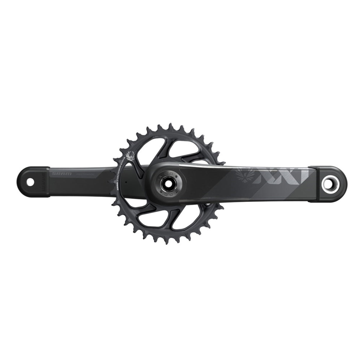 Pédalier Mono 12V SRAM XX1 EAGLE DUB Standard/FAT Gris