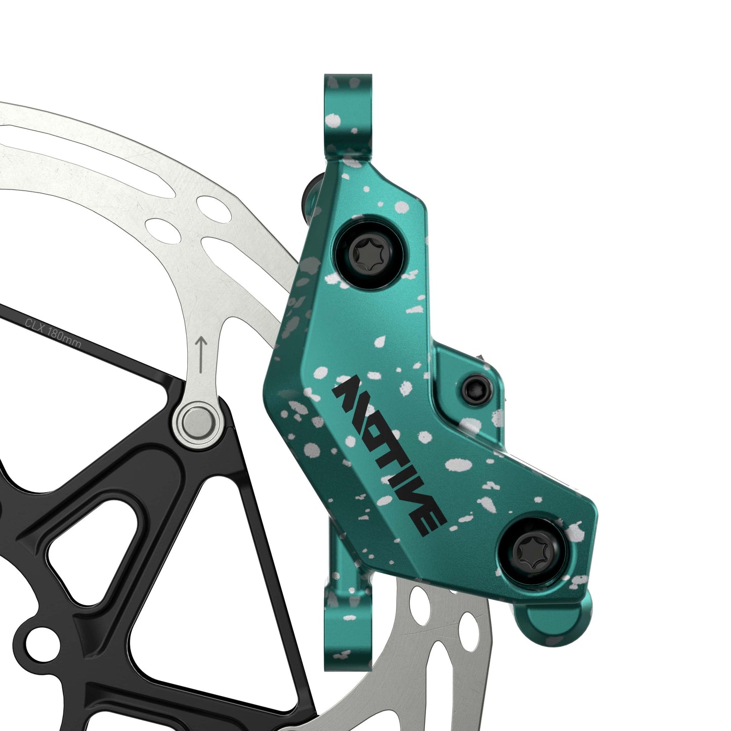 Paar SRAM MOTIVE ULTIMATE EXPERT KIT Bremsen - Limitierte Auflage Teal Splatter