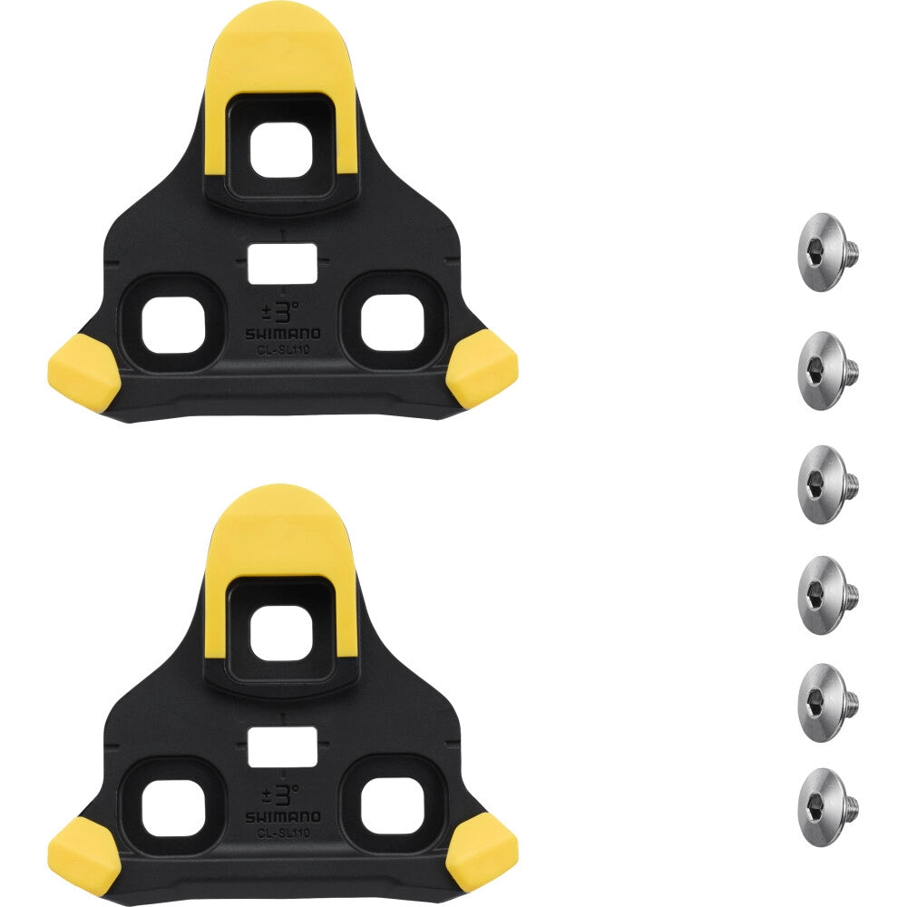 Cleats-Kit SHIMANO SPD-SLR Gelb 6° CL-SL110