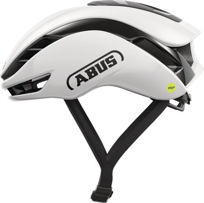 Casque Route ABUS GAMECHANGER 2.0 MIPS Shiny Blanc