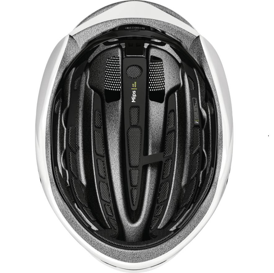 Casque Route ABUS GAMECHANGER 2.0 MIPS Shiny Blanc