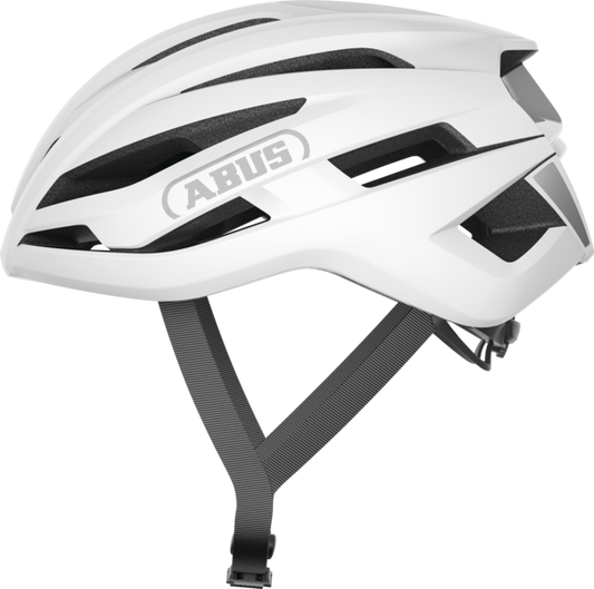 Helm Straße ABUS STORMCHASER ACE Polar Weiß