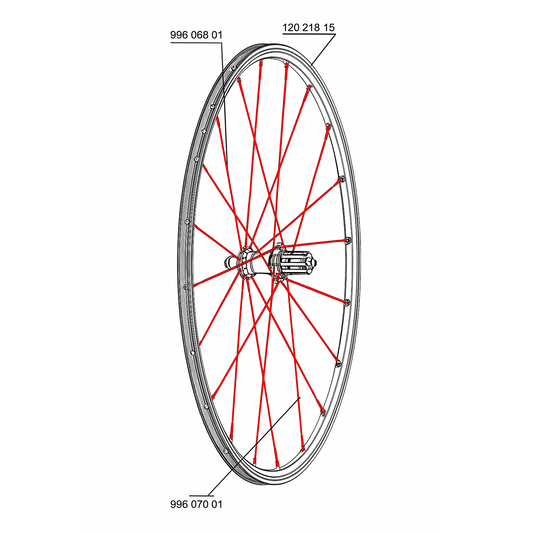 Kit 10 Rayons Ar MAVIC CROSSRIDE UB 276mm