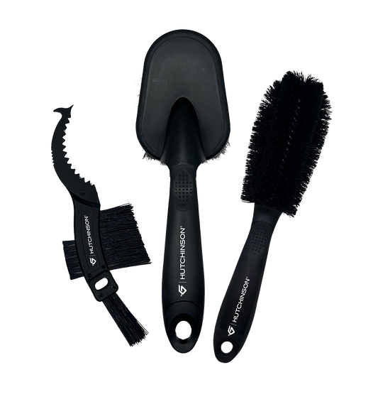 Lot de 3 Brosses HUTCHINSON BRUSH BIKE SET