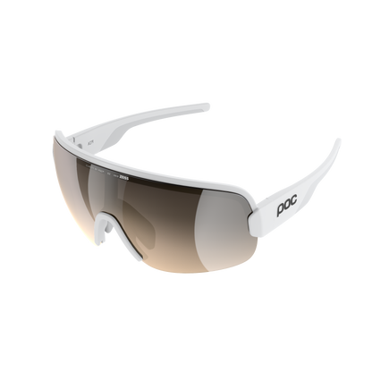 Brille POC AIM Weiß Glas Clarity Trail Partly Sunny Silver