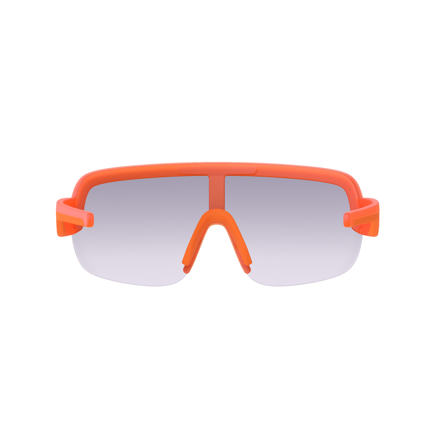 Lunettes POC AIM Orange Fluo Translucide Verre Clarity Road Partly Sunny Gold