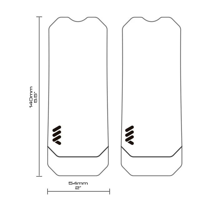 Protection Adhésive pour Pédalier ALL MOUNTAIN STYLE Noir