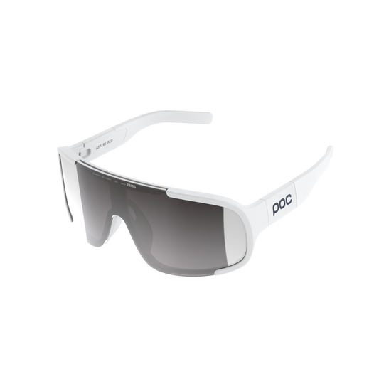 Lunettes POC ASPIRE MID Blanc Verre Clarity Road Sunny Silver
