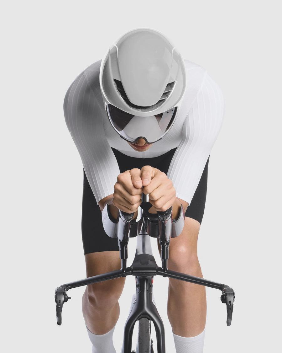 ASSOS EQUIPE RS RAPIDFIRE S11 Overall Weiß/Schwarz