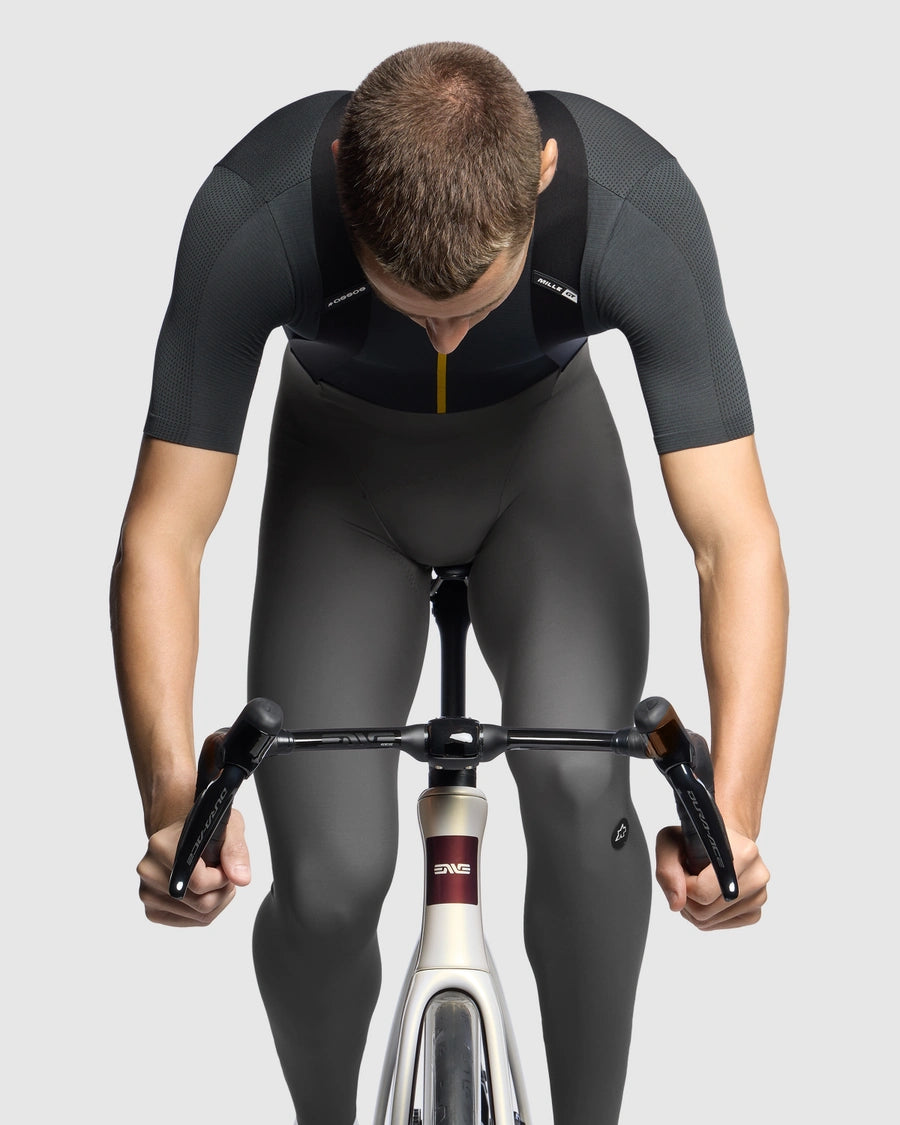 Lange Trägerhose ASSOS MILLE GT SPRING FALL S11 Grau