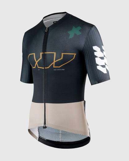 Trikot ASSOS EQUIPE RS S11 Something to Say Kurzarm Blau