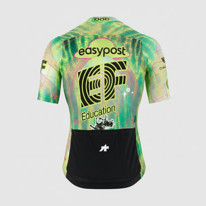 Maillot ASSOS MILLE GT S11 EVO EDUCATION FIRST Manches Courtes Vert/Jaune