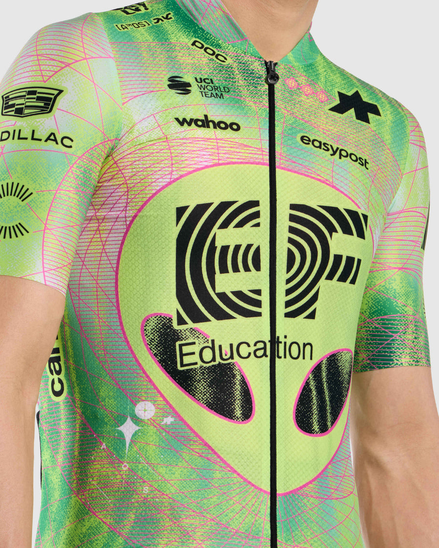 ASSOS MILLE GT EDUCATION FIRST GIRO Trikot Kurzarm Schwarz/Gelb