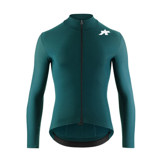 Trikot ASSOS MILLE GT SPRING FALL S11 Lange Ärmel Grün
