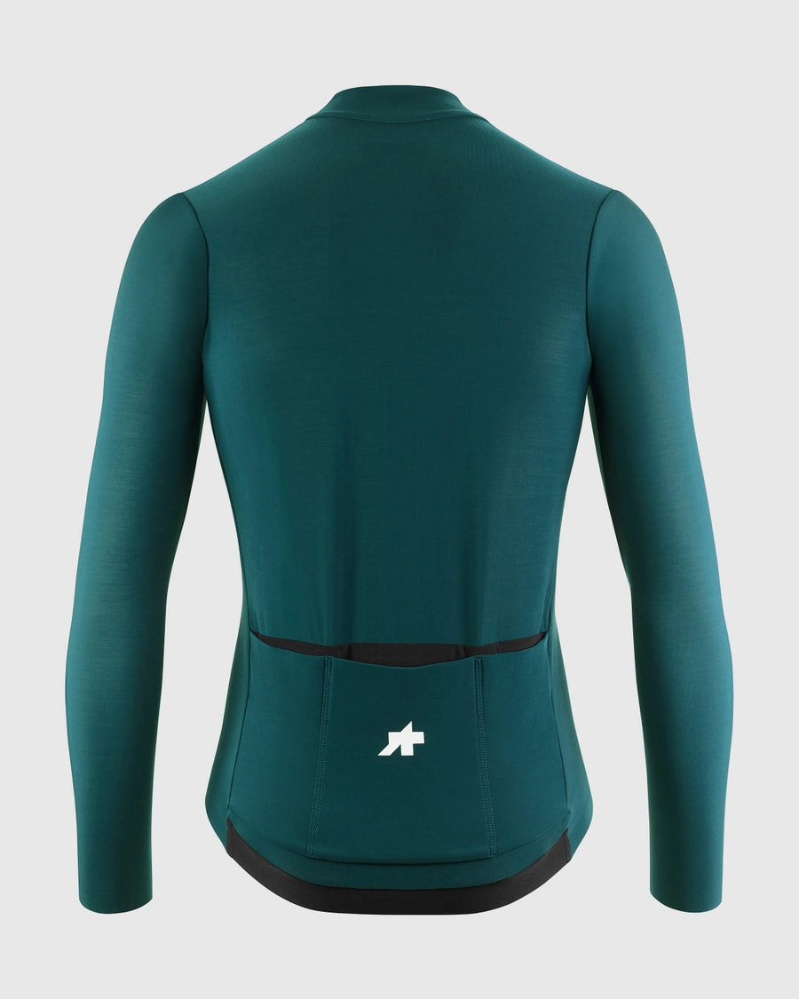 Trikot ASSOS MILLE GT SPRING FALL S11 Lange Ärmel Grün