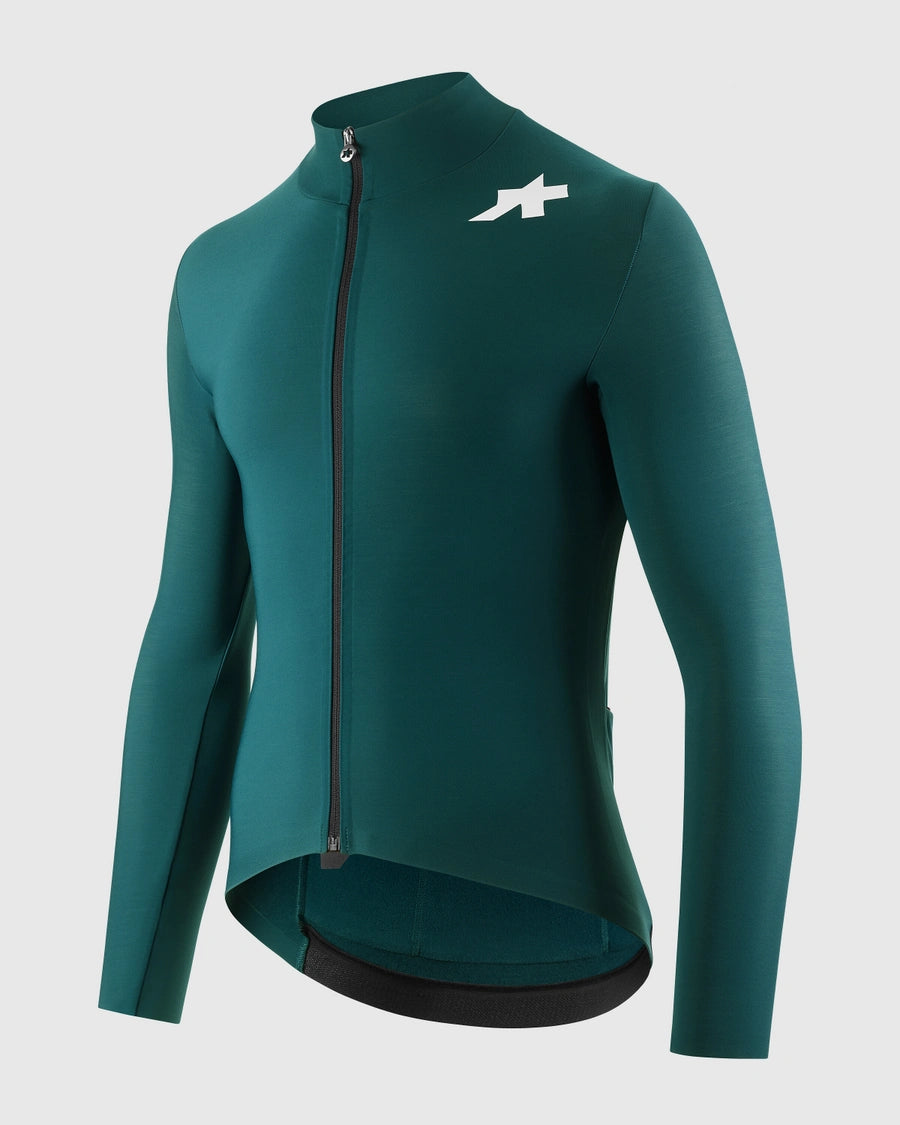 Trikot ASSOS MILLE GT SPRING FALL S11 Lange Ärmel Grün