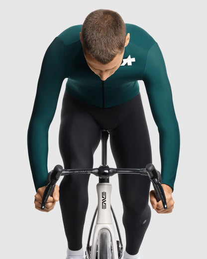 Trikot ASSOS MILLE GT SPRING FALL S11 Lange Ärmel Grün