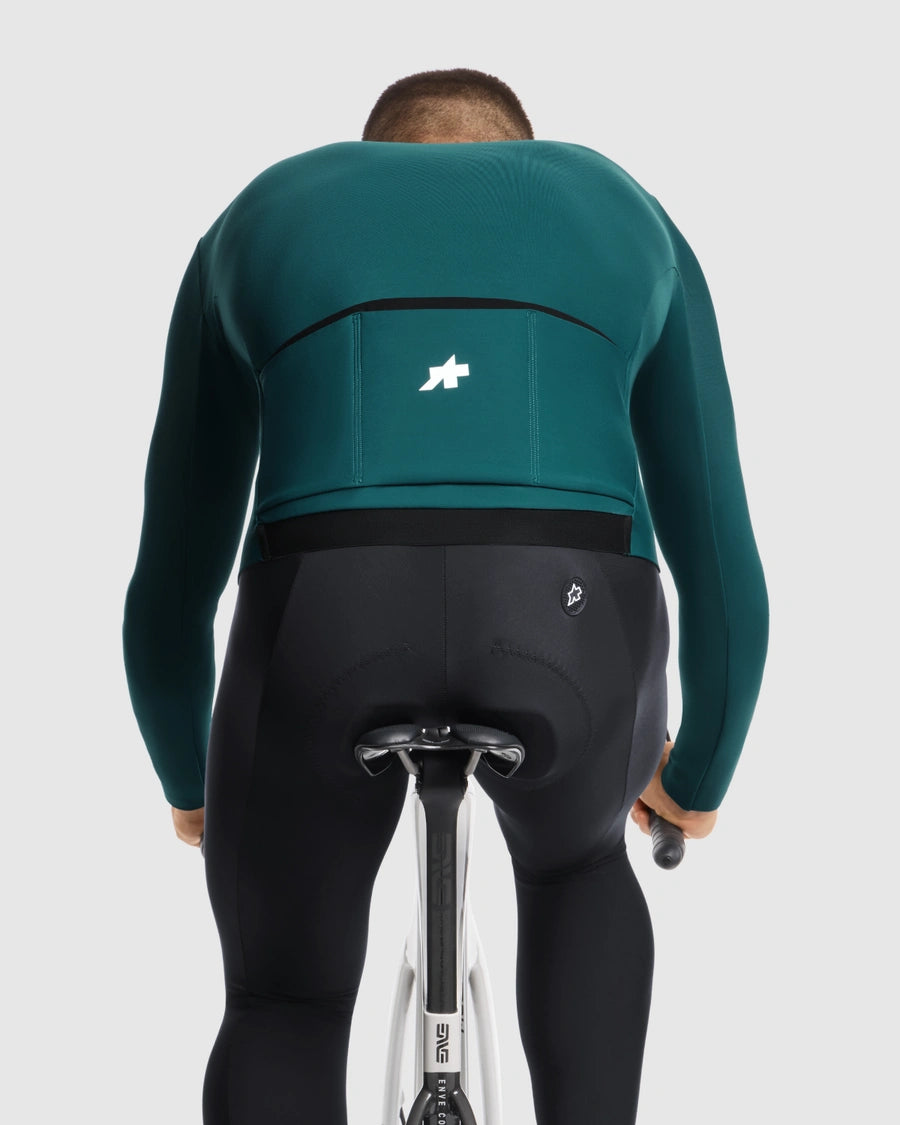 Trikot ASSOS MILLE GT SPRING FALL S11 Lange Ärmel Grün