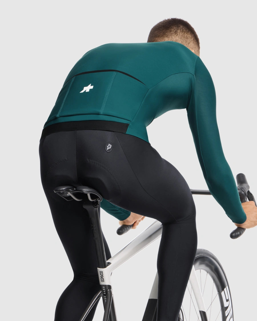 Trikot ASSOS MILLE GT SPRING FALL S11 Lange Ärmel Grün