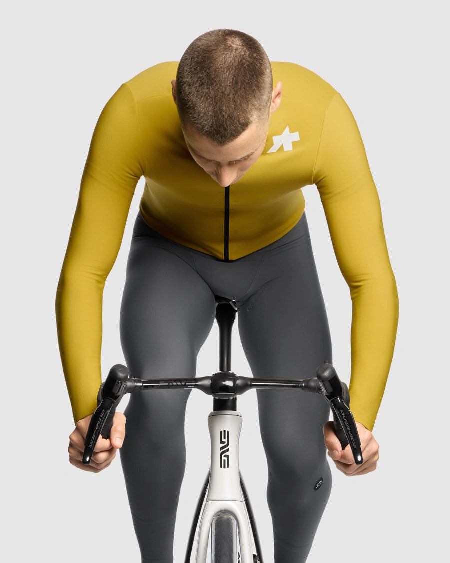 Trikot ASSOS MILLE GT SPRING FALL S11 Langarm Gelb